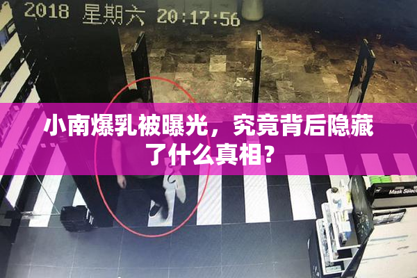 小南爆乳被曝光，究竟背后隐藏了什么真相？