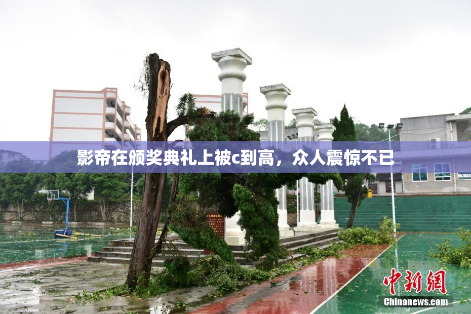 影帝在颁奖典礼上被c到高，众人震惊不已