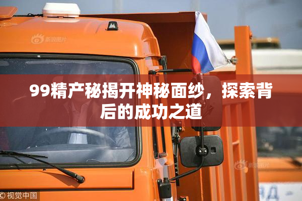 99精产秘揭开神秘面纱，探索背后的成功之道