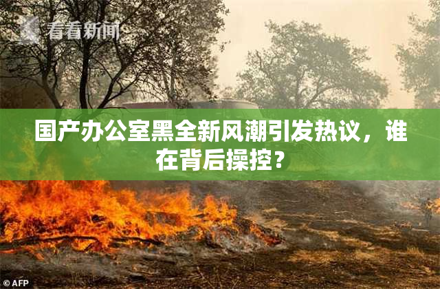国产办公室黑全新风潮引发热议，谁在背后操控？