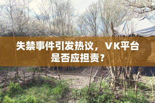 失禁事件引发热议，ⅤK平台是否应担责？