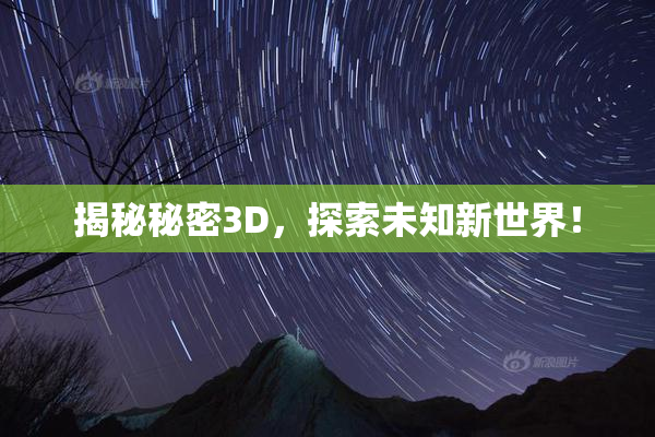 揭秘秘密3D，探索未知新世界！