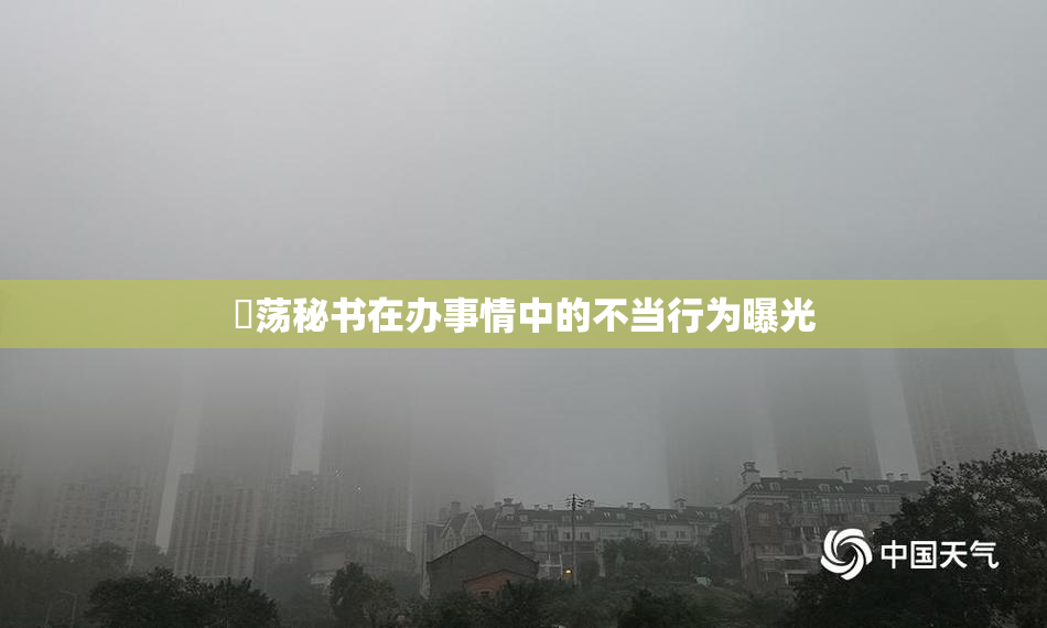 婬荡秘书在办事情中的不当行为曝光