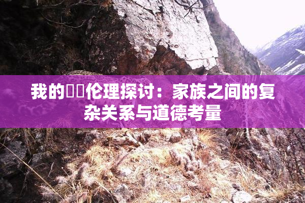 我的妺妺伦理探讨：家族之间的复杂关系与道德考量