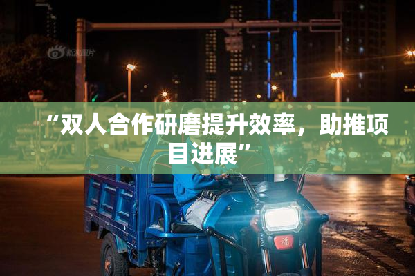 “双人合作研磨提升效率，助推项目进展”