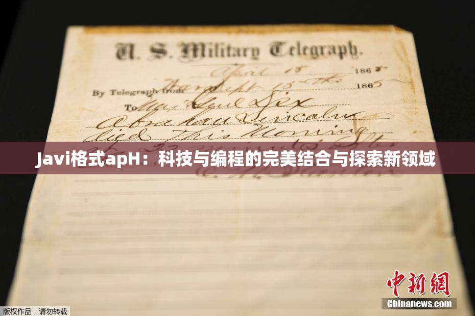 Javi格式apH：科技与编程的完美结合与探索新领域