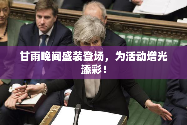 甘雨晚间盛装登场，为活动增光添彩！