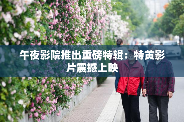 午夜影院推出重磅特辑：特黄影片震撼上映
