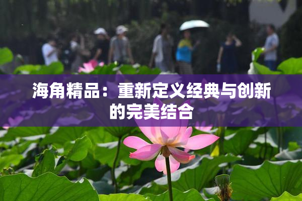 海角精品：重新定义经典与创新的完美结合