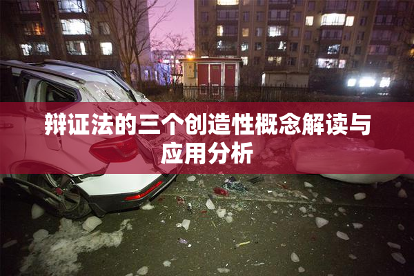 辩证法的三个创造性概念解读与应用分析