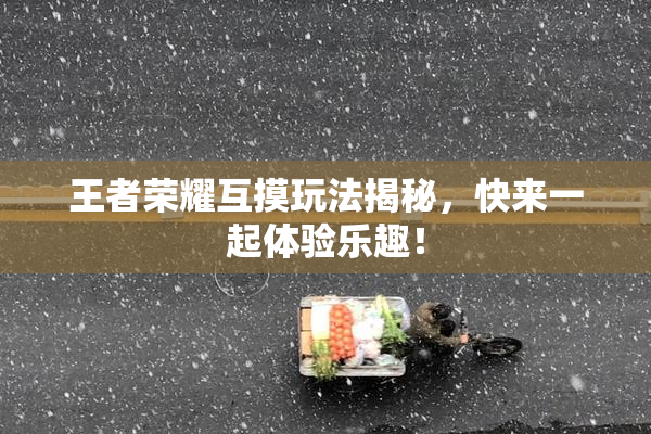 王者荣耀互摸玩法揭秘，快来一起体验乐趣！