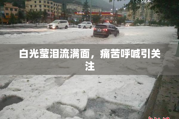 白光莹泪流满面，痛苦呼喊引关注