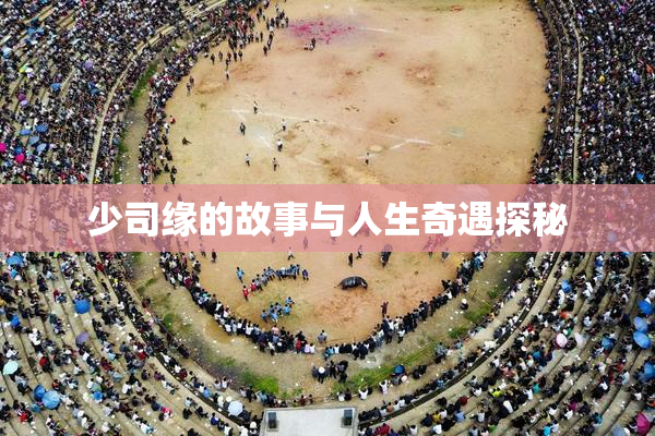 少司缘的故事与人生奇遇探秘
