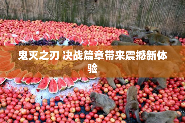鬼灭之刃 决战篇章带来震撼新体验