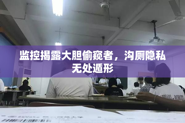 监控揭露大胆偷窥者，沟厕隐私无处遁形