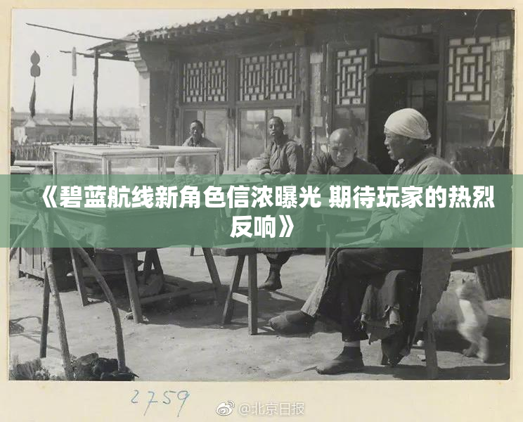 《碧蓝航线新角色信浓曝光 期待玩家的热烈反响》