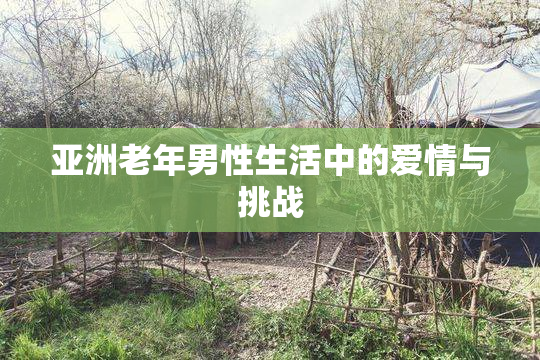 亚洲老年男性生活中的爱情与挑战