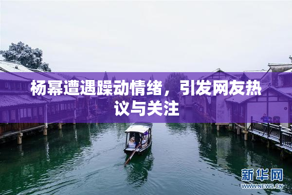 杨幂遭遇躁动情绪，引发网友热议与关注