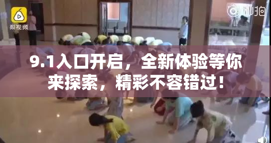 9.1入口开启，全新体验等你来探索，精彩不容错过！