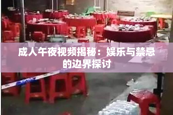 成人午夜视频揭秘：娱乐与禁忌的边界探讨