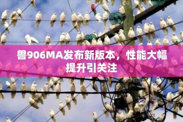 兽906MA发布新版本，性能大幅提升引关注