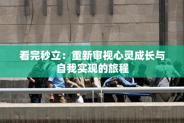看完秒立：重新审视心灵成长与自我实现的旅程