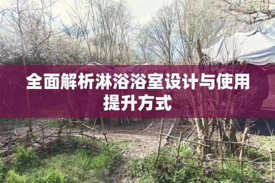 全面解析淋浴浴室设计与使用提升方式