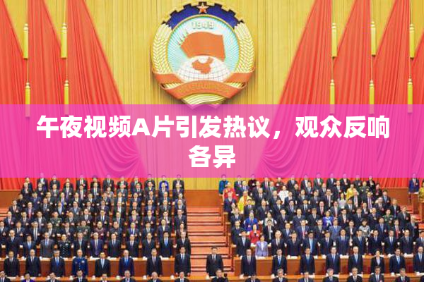午夜视频A片引发热议，观众反响各异