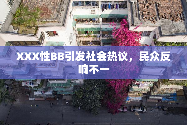 XXX性BB引发社会热议，民众反响不一