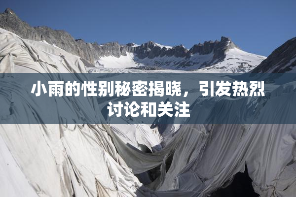 小雨的性别秘密揭晓，引发热烈讨论和关注