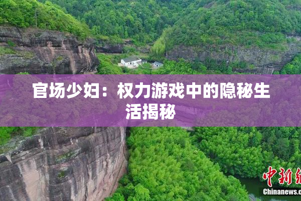 官场少妇：权力游戏中的隐秘生活揭秘