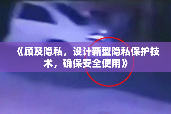 《顾及隐私，设计新型隐私保护技术，确保安全使用》