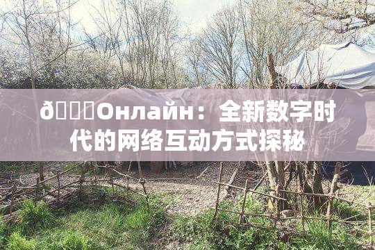 🐔Oнлайн：全新数字时代的网络互动方式探秘