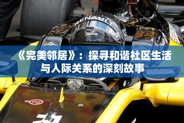 《完美邻居》：探寻和谐社区生活与人际关系的深刻故事