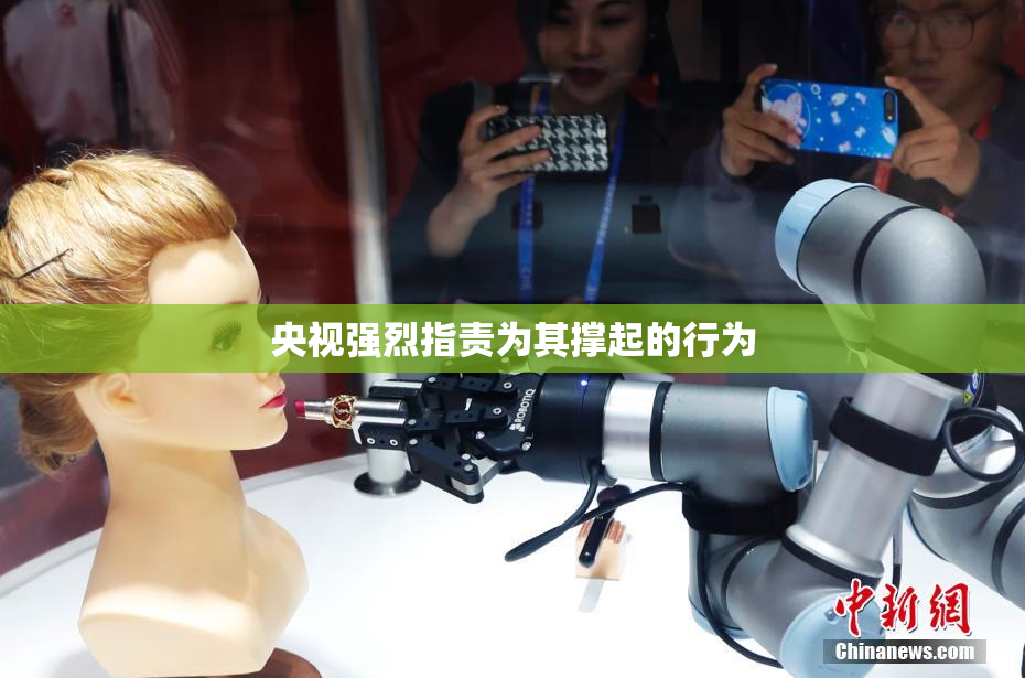 央视强烈指责为其撑起的行为