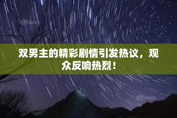 双男主的精彩剧情引发热议，观众反响热烈！