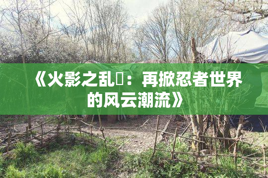《火影之乱婬：再掀忍者世界的风云潮流》