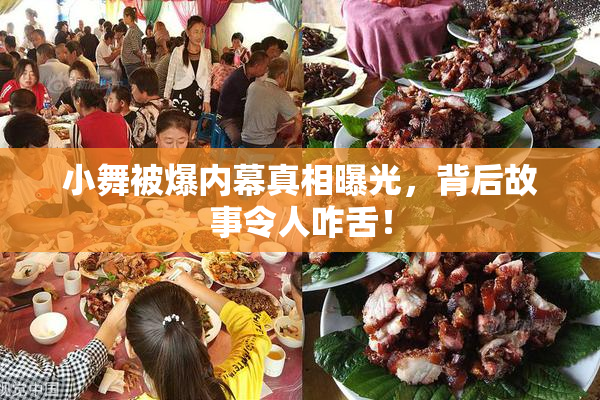 小舞被爆内幕真相曝光，背后故事令人咋舌！