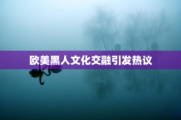 欧美黑人文化交融引发热议