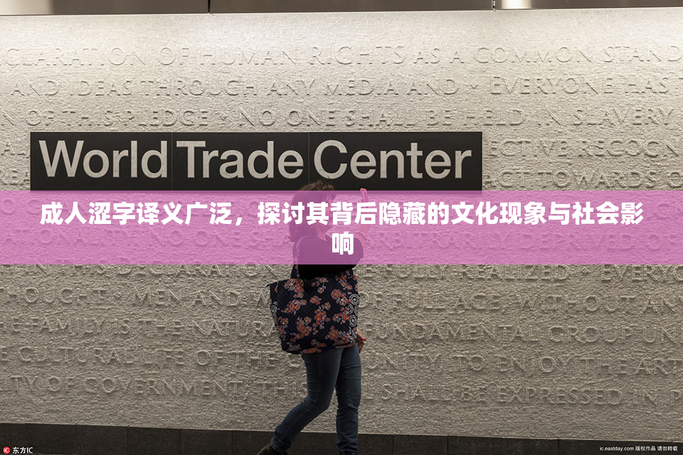 成人涩字译义广泛，探讨其背后隐藏的文化现象与社会影响