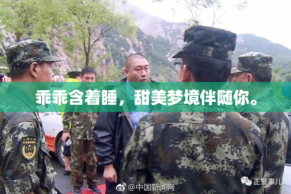 乖乖含着睡，甜美梦境伴随你。