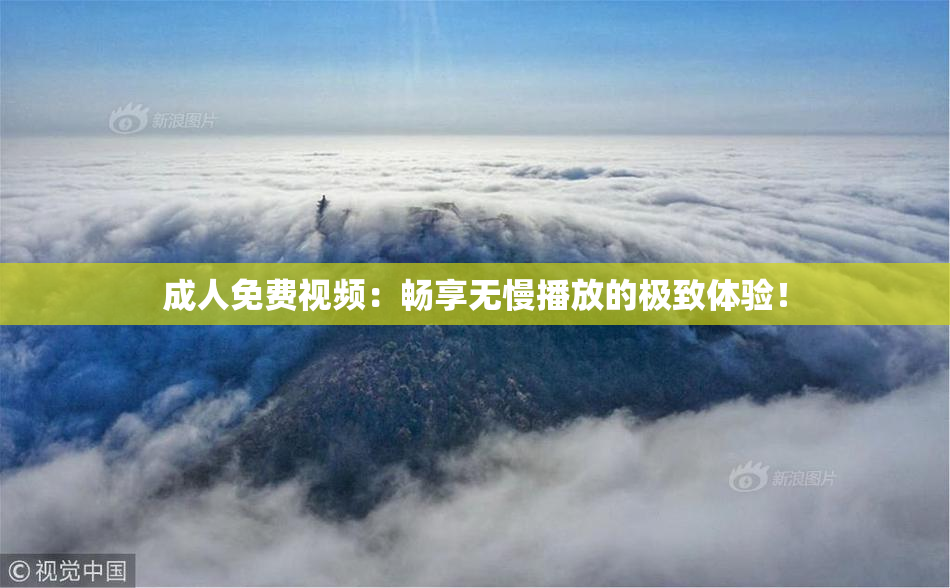 成人免费视频：畅享无慢播放的极致体验！