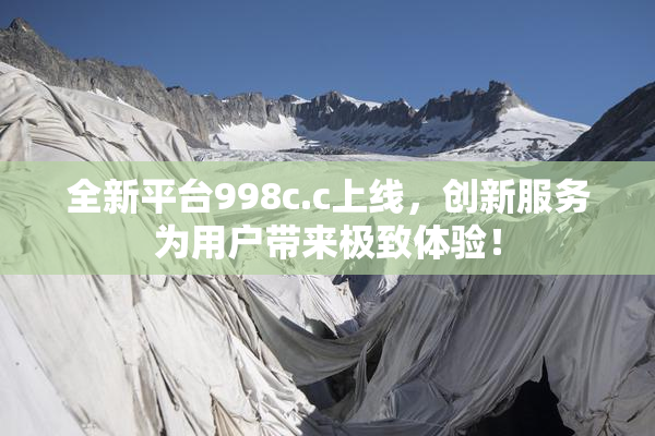 全新平台998c.c上线，创新服务为用户带来极致体验！