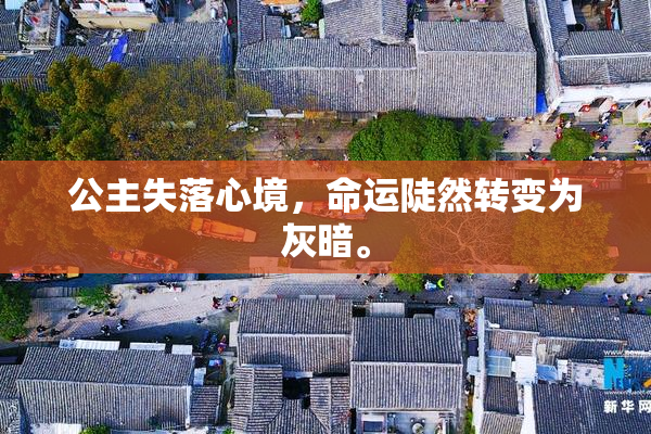 公主失落心境，命运陡然转变为灰暗。