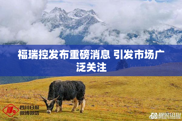福瑞控发布重磅消息 引发市场广泛关注