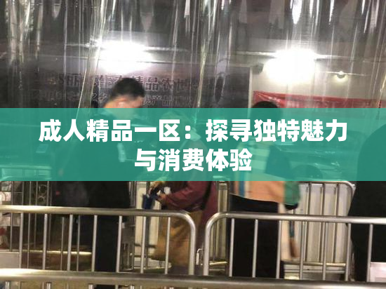 成人精品一区：探寻独特魅力与消费体验