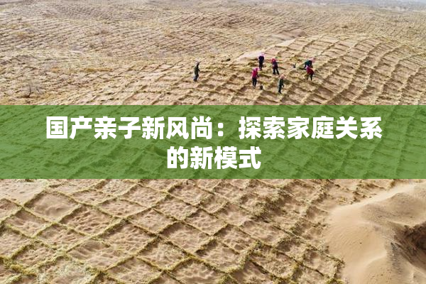 国产亲子新风尚：探索家庭关系的新模式
