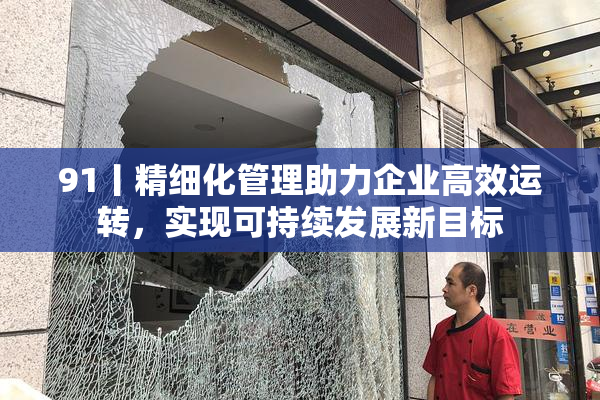 91丨精细化管理助力企业高效运转，实现可持续发展新目标