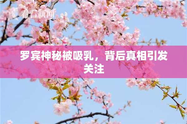 罗宾神秘被吸乳，背后真相引发关注