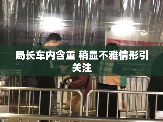 局长车内含重 稍显不雅情形引关注